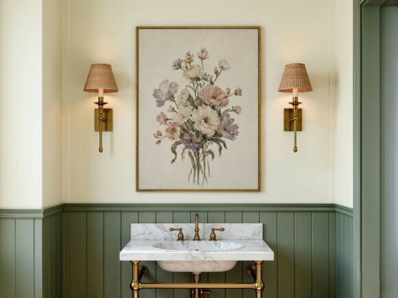 Download Elegant Bathroom Vanity Frame Mockup - Mockup Collection
